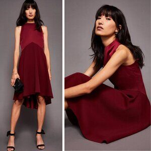 NEW Ted Baker London Kandal Dress Red Wedding Cocktail Fit & Flare Party Event